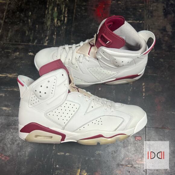 Nike Air Jordan 6 Retro Maroon 2015 SZ 11.5 (384664-116) Clean VTG OG Rare MJ - Picture 1 of 5